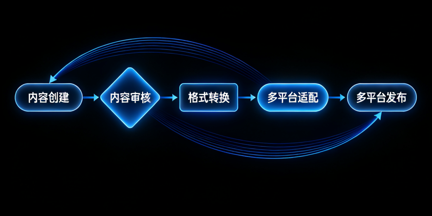 AI驱动的多平台内容分发